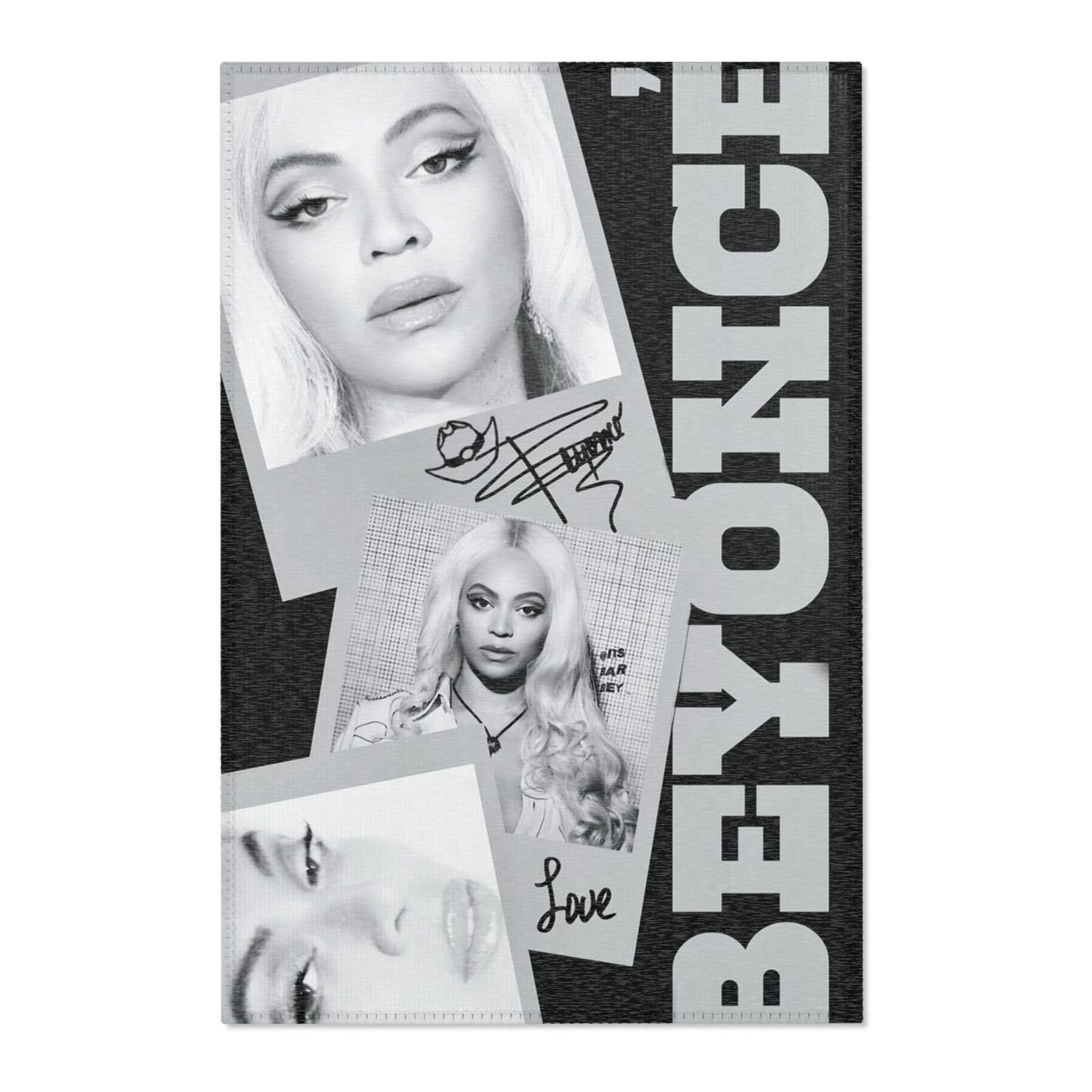 Black & White Glamour Rug™